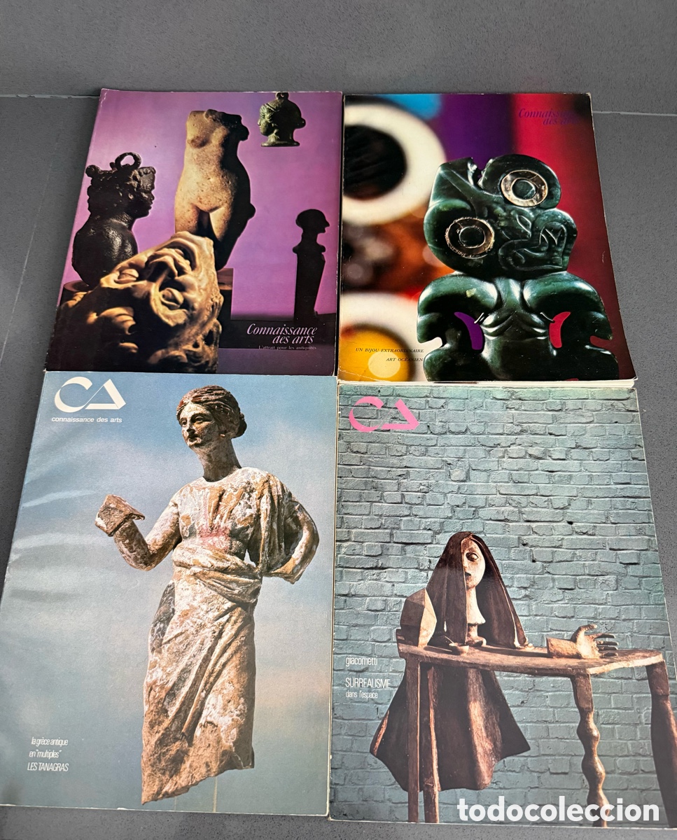 Libros de segunda mano: lote 5 - CUATRO REVISTAS ARTE A COLOR - CONNAISSANCE DES ARTS - GRECIA ANTIGUA - ANTIGUEDADES