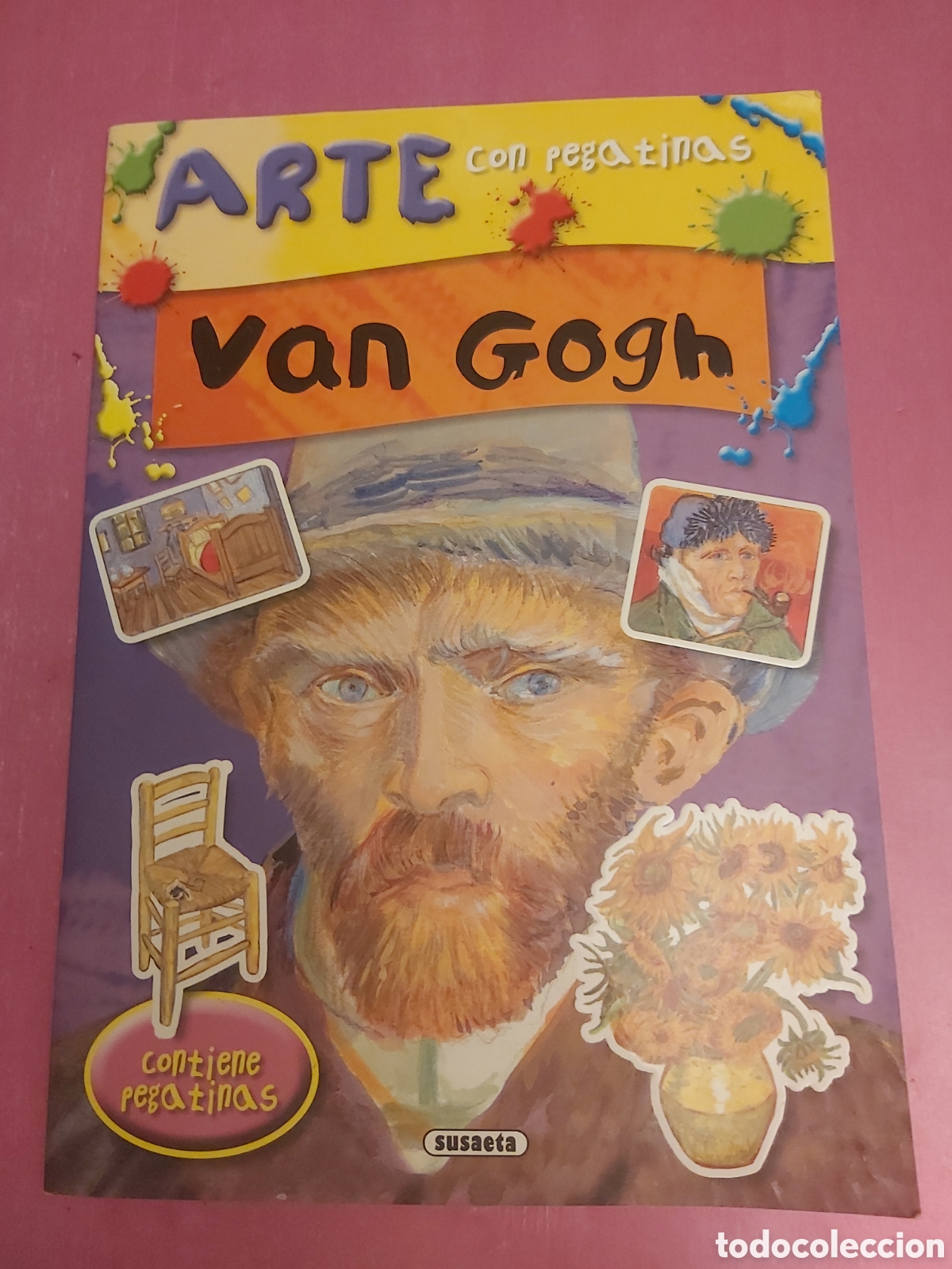 Libros de segunda mano: ARTE CON PEGATINAS VAN GOGH SUSAETA