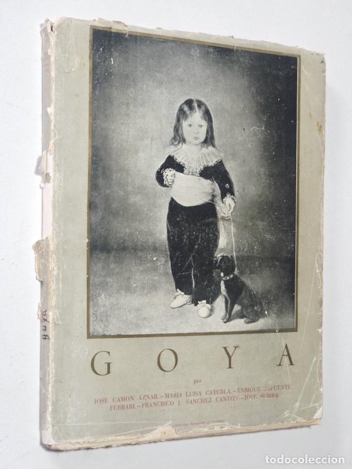 Libros de segunda mano: GOYA. CINCO ESTUDIOS. - CAMON, Jos&eacute; y VV.AA.