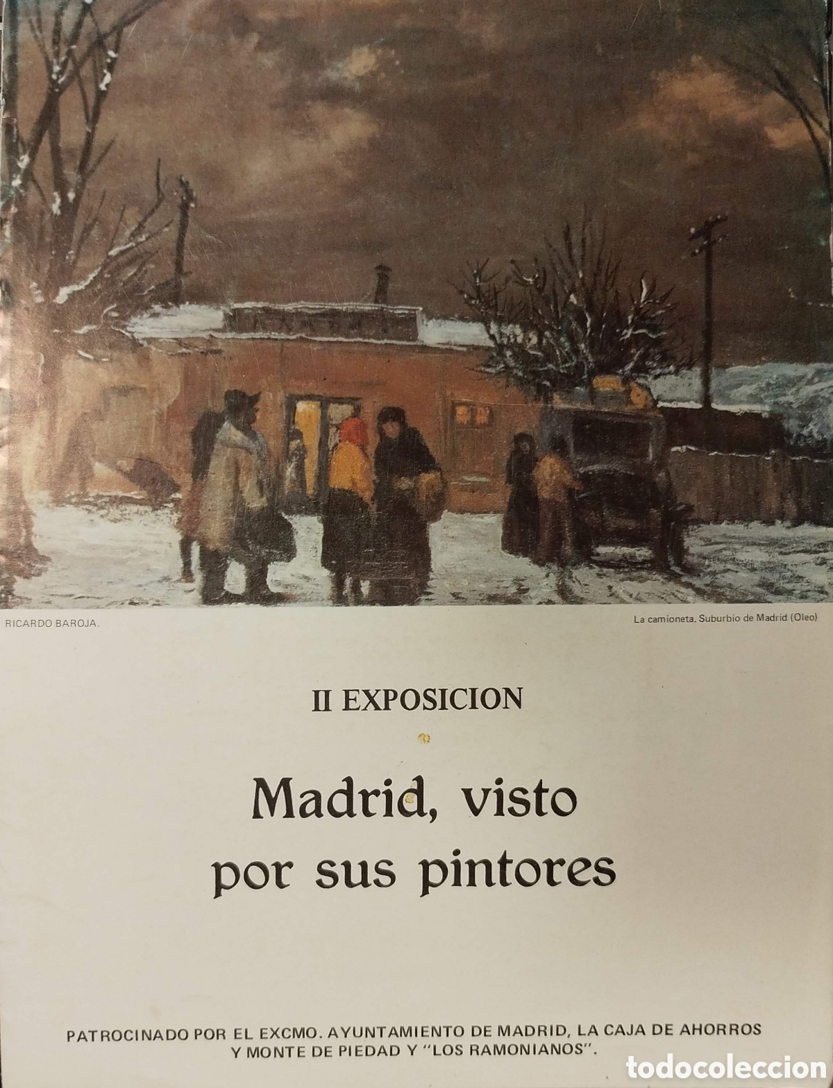 Libros de segunda mano: Folleto II Exposici&oacute;n &rdquo;Madrid, visto por sus pintores&rdquo;. Ayuntamiento de Madrid. 1983.