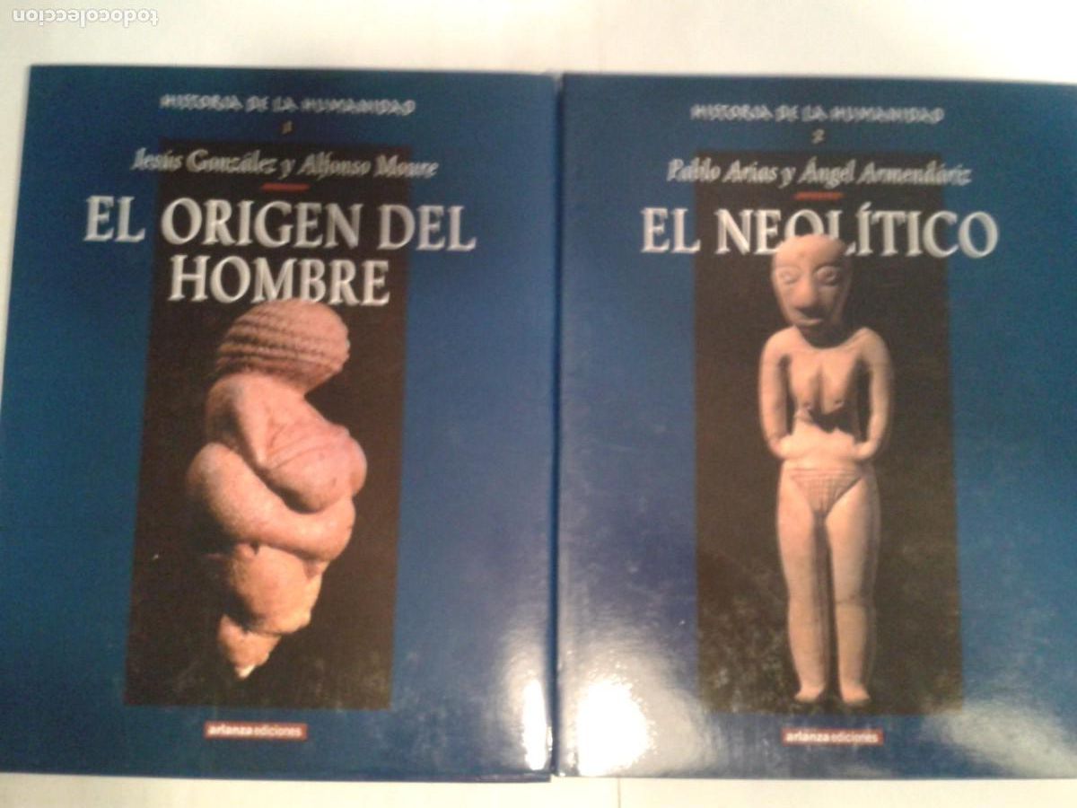 Libros de segunda mano: LOTE: EL ORIGEN DEL HOMBRE / EL NEOL&Iacute;TICO / MESOPOTAMIA 2000 AA.VV 1&ordf; EDICI&Oacute;N ARDANZA EDICIONES