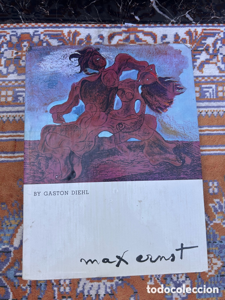 Libros de segunda mano: Libro de Arte &rdquo;Max Ernst&rdquo; de Gaston Diehl &ndash; Edici&oacute;n Vintage con Firmas/Dedicatoria en el MoMA (1981)