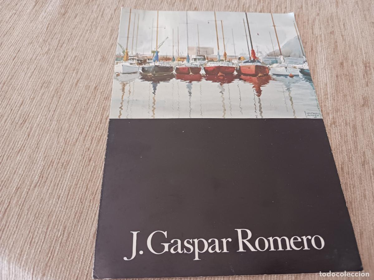 Libros de segunda mano: diptico, exposicion de j. gaspar romero en sala d`art farners, 1981