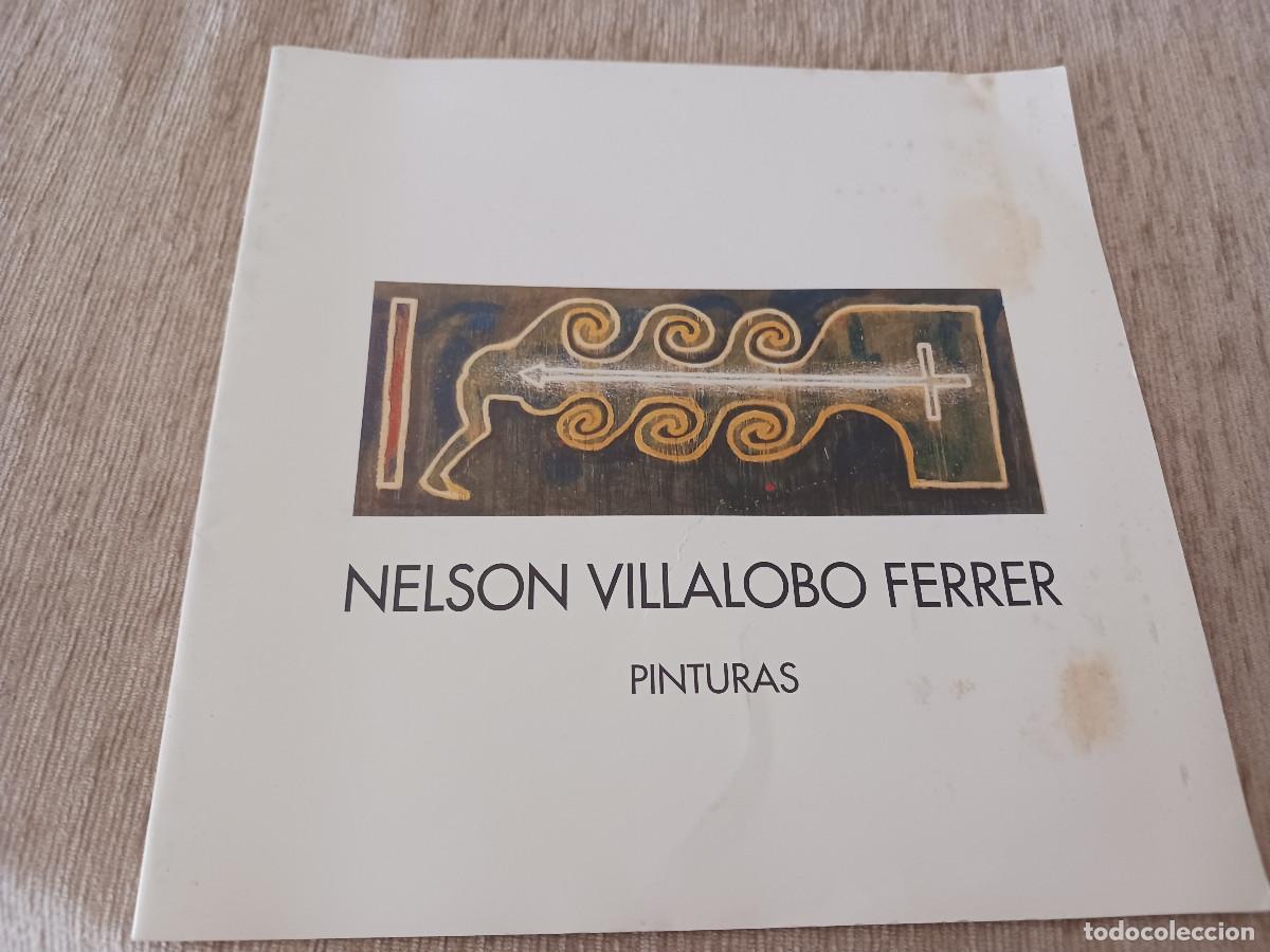 Libros de segunda mano: Nelson Villalobo Ferrer, Pinturas. Cat&aacute;logo exposici&oacute;n. Escuela de Artes, Zaragoza 1993