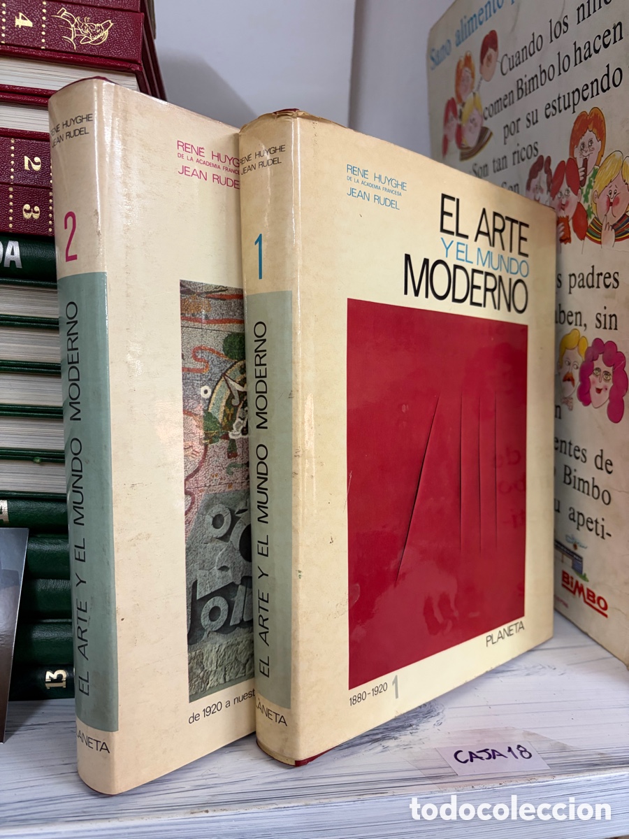 Libros de segunda mano: Caja18 el arte y el mundo moderno. Tomos 1 y 2. Planeta. Ren&eacute; Huyghe. Jean rudel