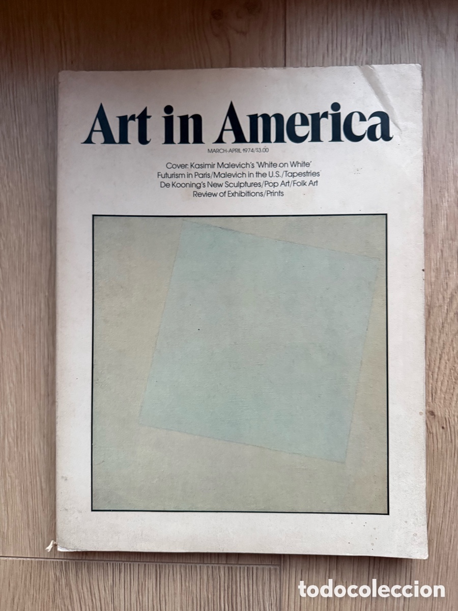 Libri di seconda mano: ART IN AMERICA - ARTE 1974 N&Uacute;M 2 - MALEVICH - BASKIN - TAPICES - ESCULTURA CONTEMPOR&Aacute;NEA - ILUSTRADO