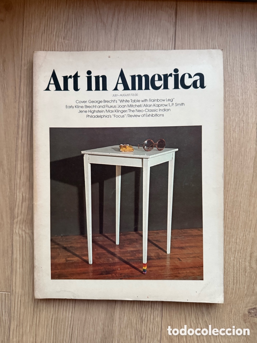 Gebrauchte B&uuml;cher: ART IN AMERICA - ARTE 1974 VOL. 62 N&Uacute;M 4 - KLINER - NEOCLASICO - GEORGE BRETCH - FLUXUS - ILUSTRADO