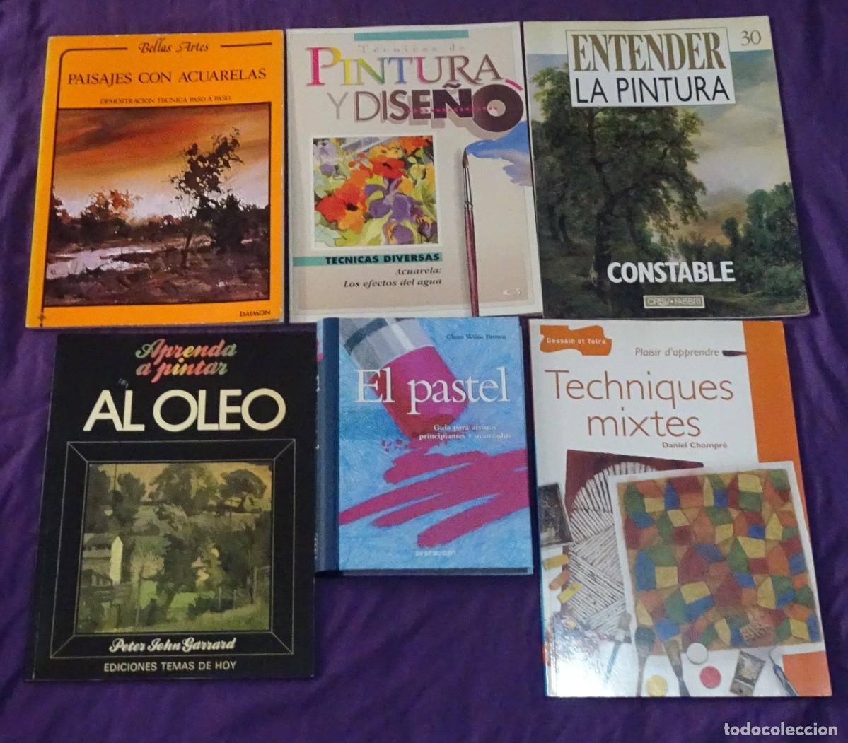 Libri di seconda mano: LOTE DE 6 LIBROS T&Eacute;CNICAS PINTURA, VARIADOS, VER FOTOS