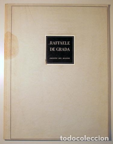 Libros de segunda mano: GRADA, Raffaele de - 12 Opere di RAFFAELE DE GRADA - Milano 1958 - Ilustrado