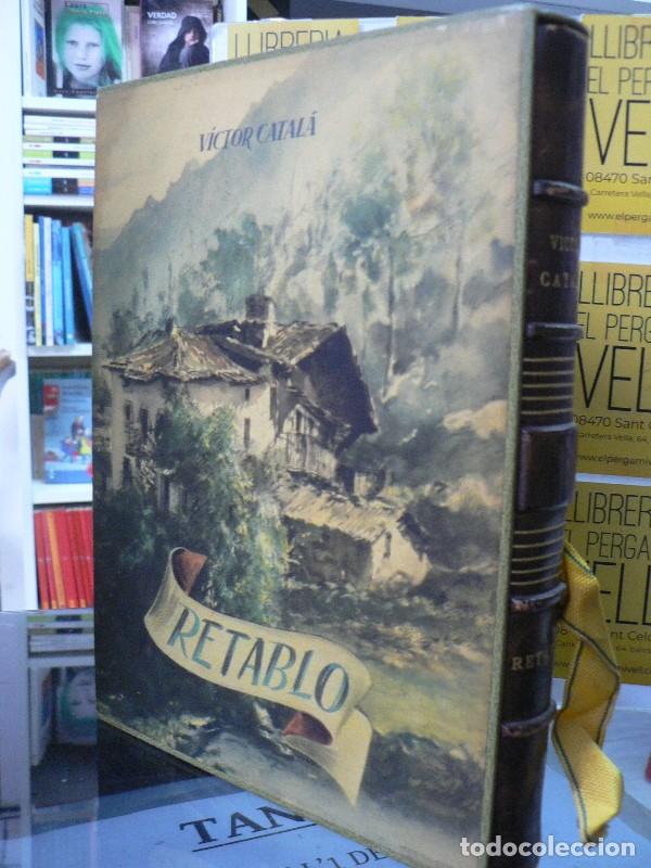 Libros de segunda mano: Retablo - V&iacute;ctor Catal&agrave; (Caterina Albert i Parad&iacute;s) - Ediciones Mediterr&aacute;neas - 1944, 1&ordf; ed. - Ilust
