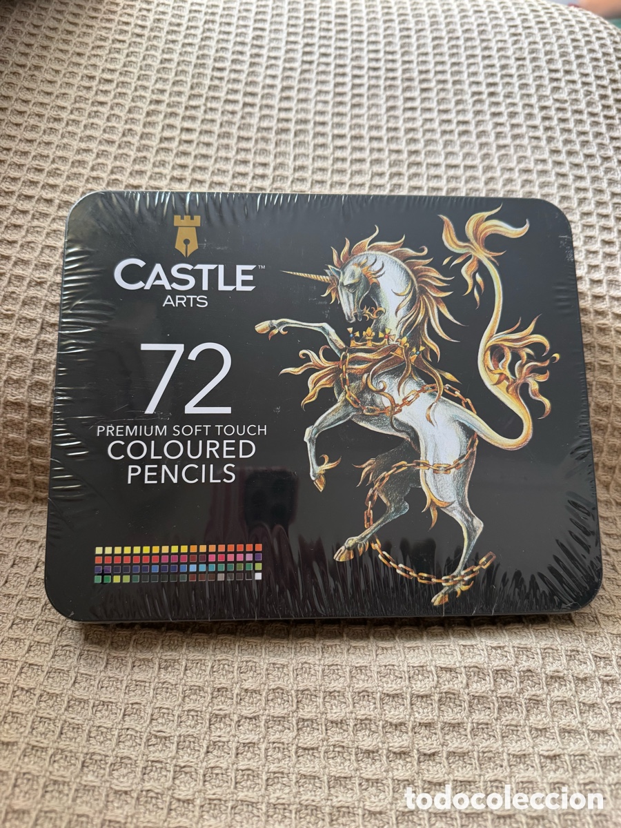 Libros de segunda mano: CASTLE ARTS PREMIUM SOFT TOUCH &ndash; SET DE 72 L&Aacute;PICES DE COLORES