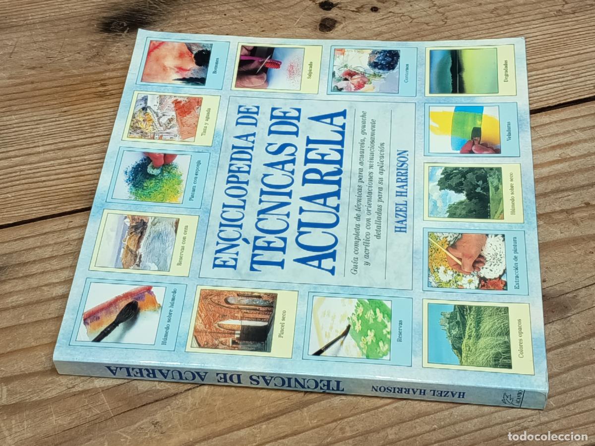 Libros de segunda mano: 1998 - HAZEL HARRISON. Enciclopedia de t&eacute;cnicas de acuarela