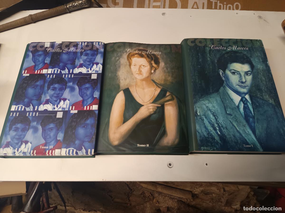 Libros de segunda mano: COLECCION DE ARTE DE CARLOS MARCO, PINTURA Y ESCULTURA, LA CORU&Ntilde;A, GALICIA 3 TOMOS COMPLETA