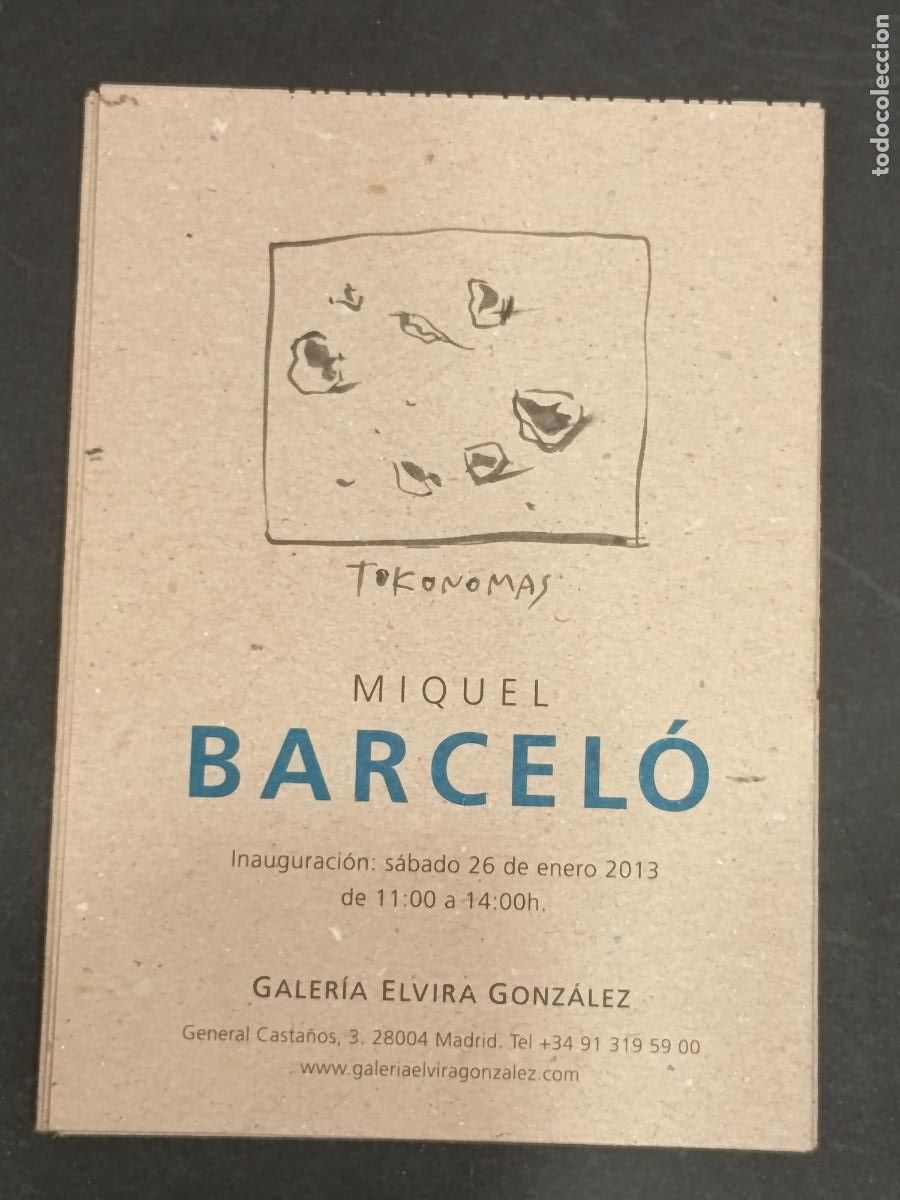Libros de segunda mano: 2013 - MIQUEL BARCEL&Oacute;. Manifiesto de barro