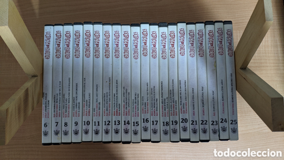 Libros de segunda mano: Curso pr&aacute;ctico de Dibujo y Pintura RBA - DVD 6 al 25