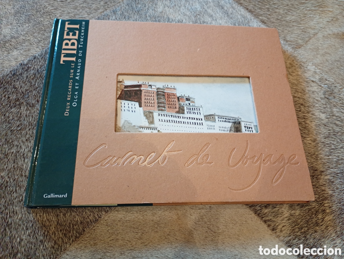 Libros de segunda mano: Libro de viajes y acuarela. Deux regards sur le T&iacute;bet. Gallimard, carnet de voyages Olga y arnauld t