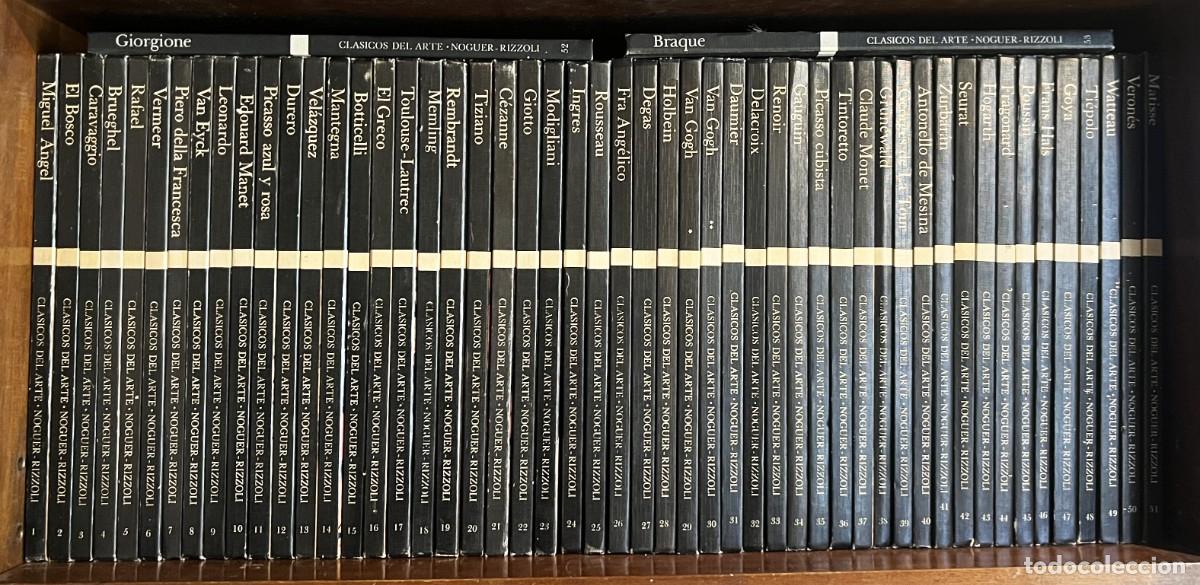 Libros de segunda mano: Colecci&oacute;n completa 1&ndash;53 Cl&aacute;sicos del Arte Noguer-Rizzoli &middot; 53 tomos &middot; Coleccionista