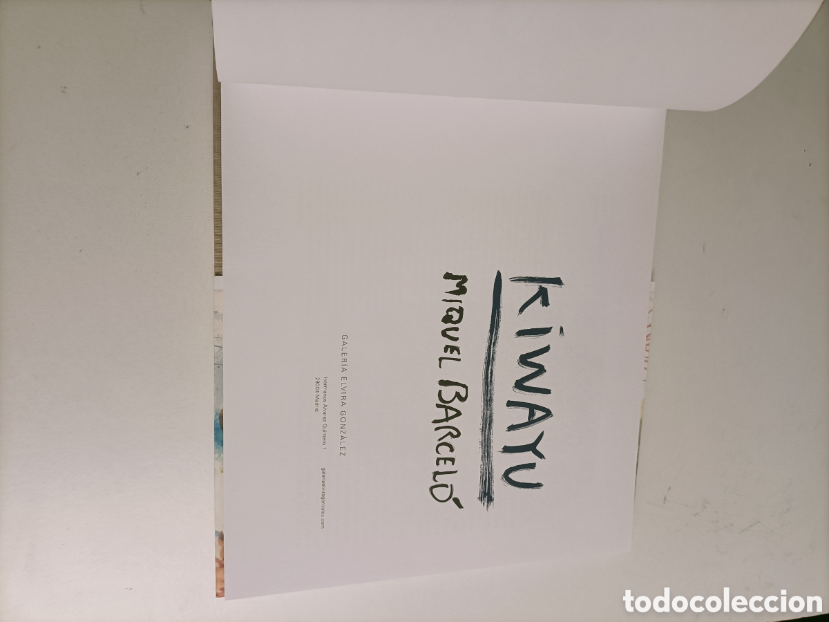Libros de segunda mano: Miquel Barcel&oacute; Kiwayu - Foto 5