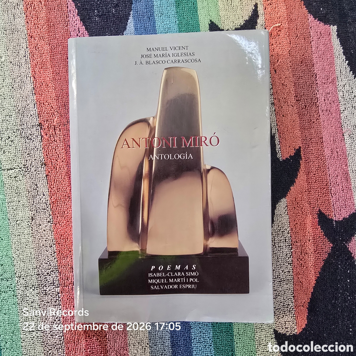 Libros de segunda mano: ANTONI MIR&Oacute;, ANTOLOG&Iacute;A (MANUEL VICENT - JOS&Eacute; MAR&Iacute;A IGLESIAS...)