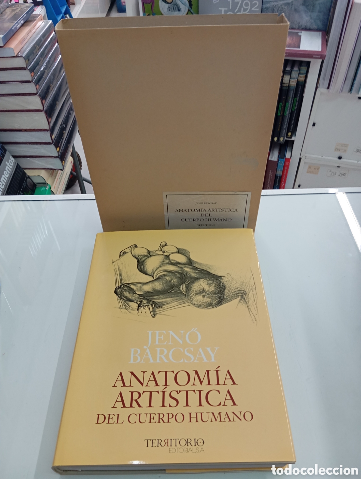 Libros de segunda mano: ANATOMIA ARTISTICA DEL CUERPO HUMANO Dibujos/Texto JENO BARCSAY TERRITORIO EN ESTUCHE MUY BUEN ESTAD