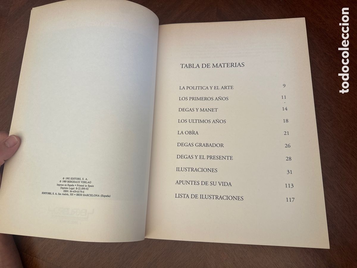 Libros de segunda mano: TIMM SCHNEIDERS. Edgar Degas. - Foto 3