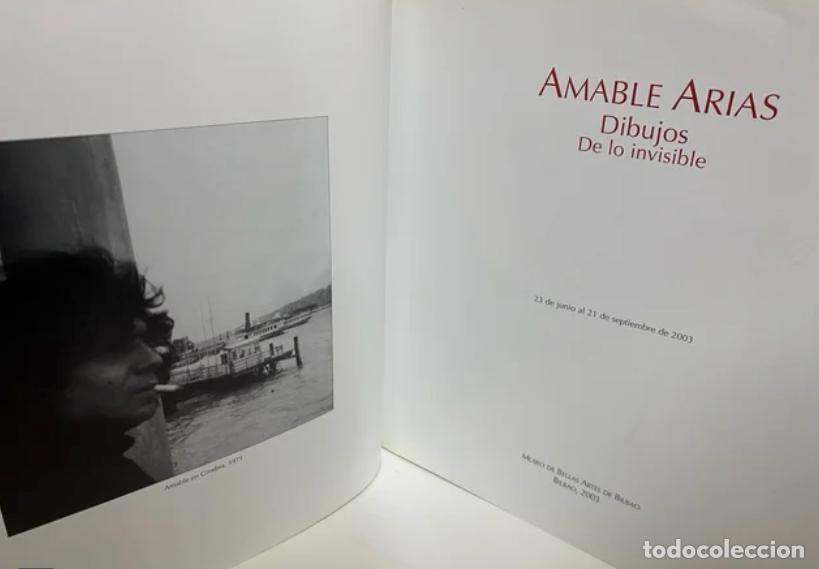Libros de segunda mano: Amable Arias. Dibujos de lo invisible. 2003 - Foto 2