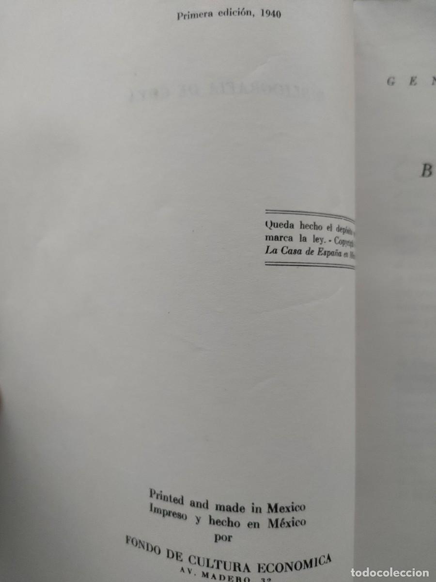 Libros de segunda mano: Bibliografia de Goya M&eacute;xico 1940 Genaro Estrada - Foto 3