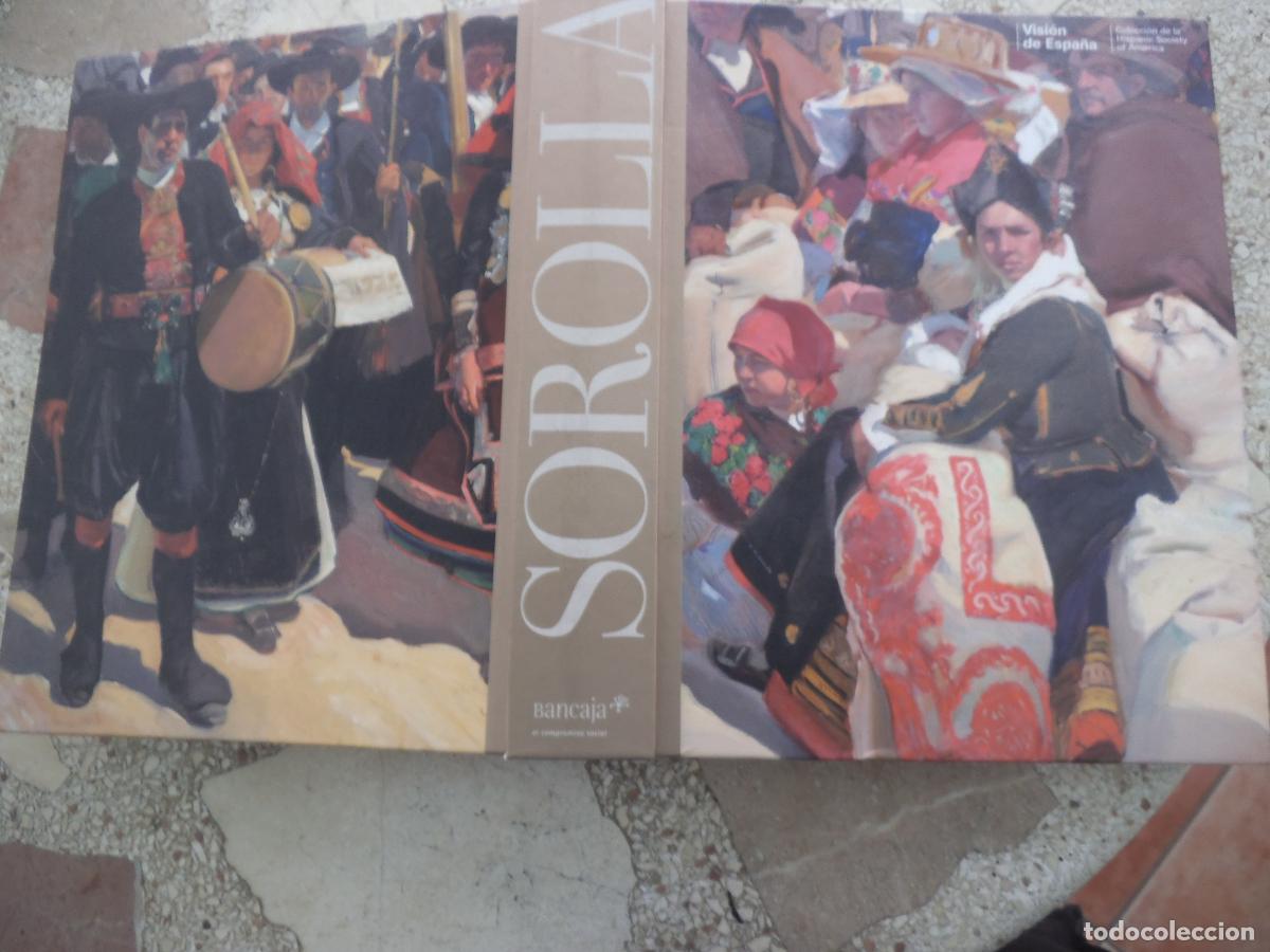 Libros de segunda mano: sorolla, vision de espa&ntilde;a, coleccion de la hispanic society america ,bancaja, cuadros a tama&ntilde;o 66x76