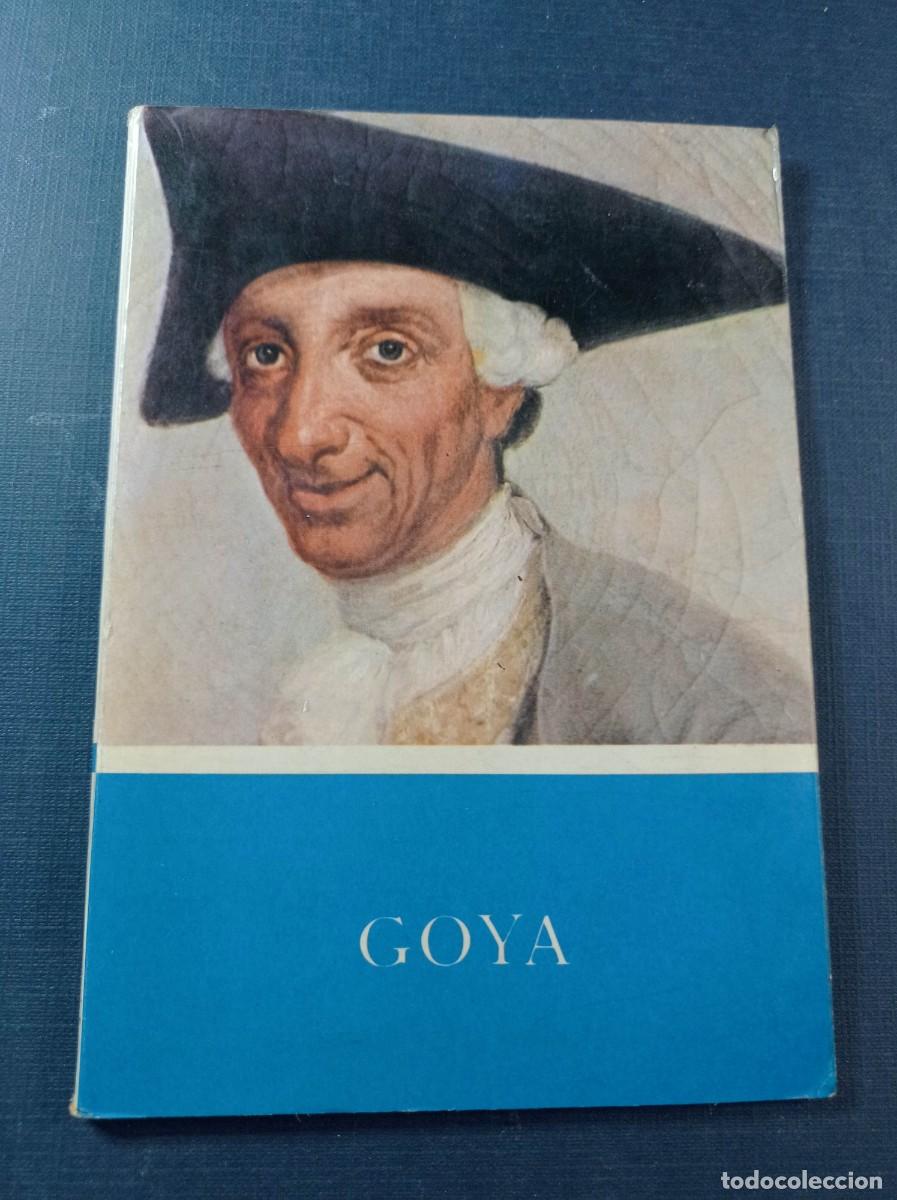 Libros de segunda mano: GOYA. 12 TRANSPARENCIAS EN COLOR CON COMENTARIOS. ARTE EN IM&Aacute;GENES. MEC, 1972. DIAPOSITIVAS +++