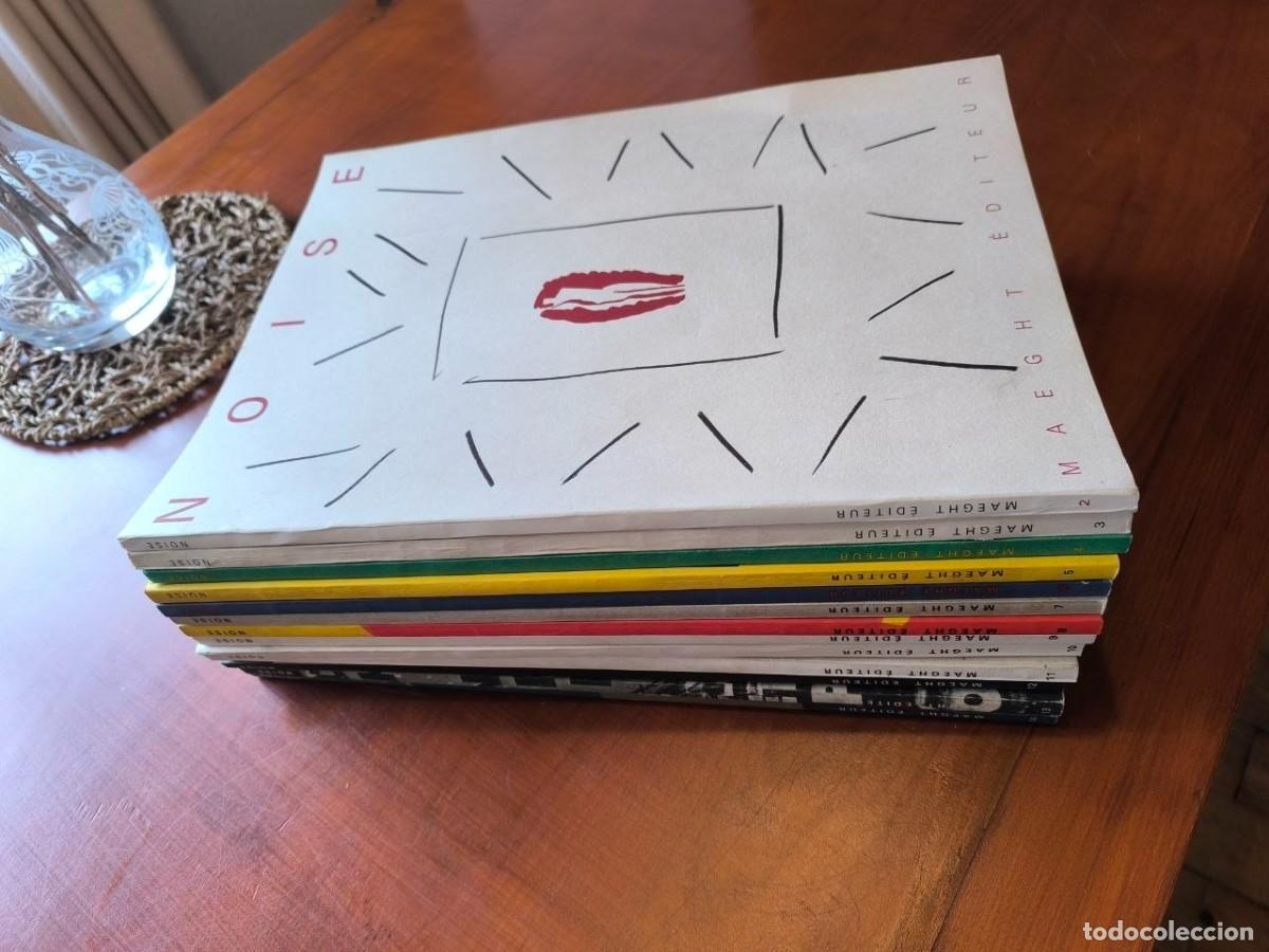 Libros de segunda mano: 13 Revista de arte en franc&eacute;s Noise Maeght &Eacute;diteur. del 2 al 14 a&ntilde;os 80 37x27 cm