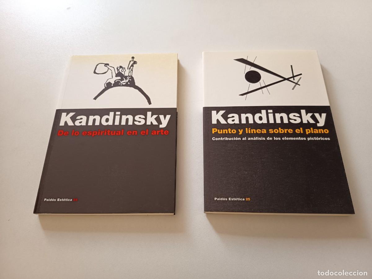 Libros de segunda mano: Lote dos libros de Kandinsky.&rdquo;Punto y l&iacute;nea sobre el plano&rdquo;.&rdquo;De lo espiritual en el arte&rdquo;