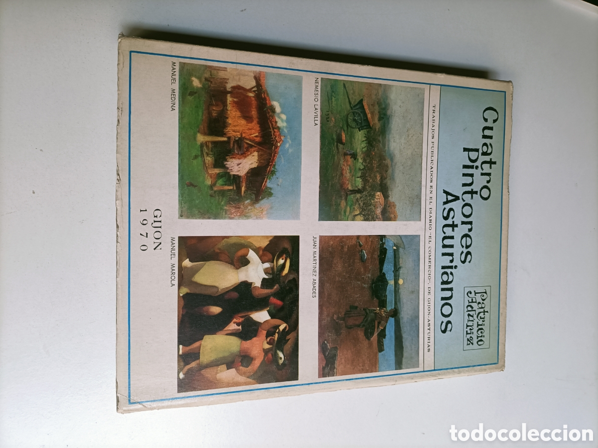 Libros de segunda mano: Cuatro pintores asturianos. Patricio Aduriz. Publicados diario El Comercio de Gij&oacute;n temas asturianos