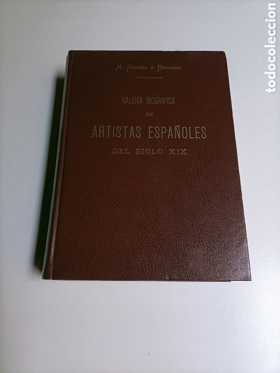 Libros de segunda mano: Galer&iacute;a biogr&aacute;fica de artistas espa&ntilde;oles del siglo XIX M. Ossorio y Bernard