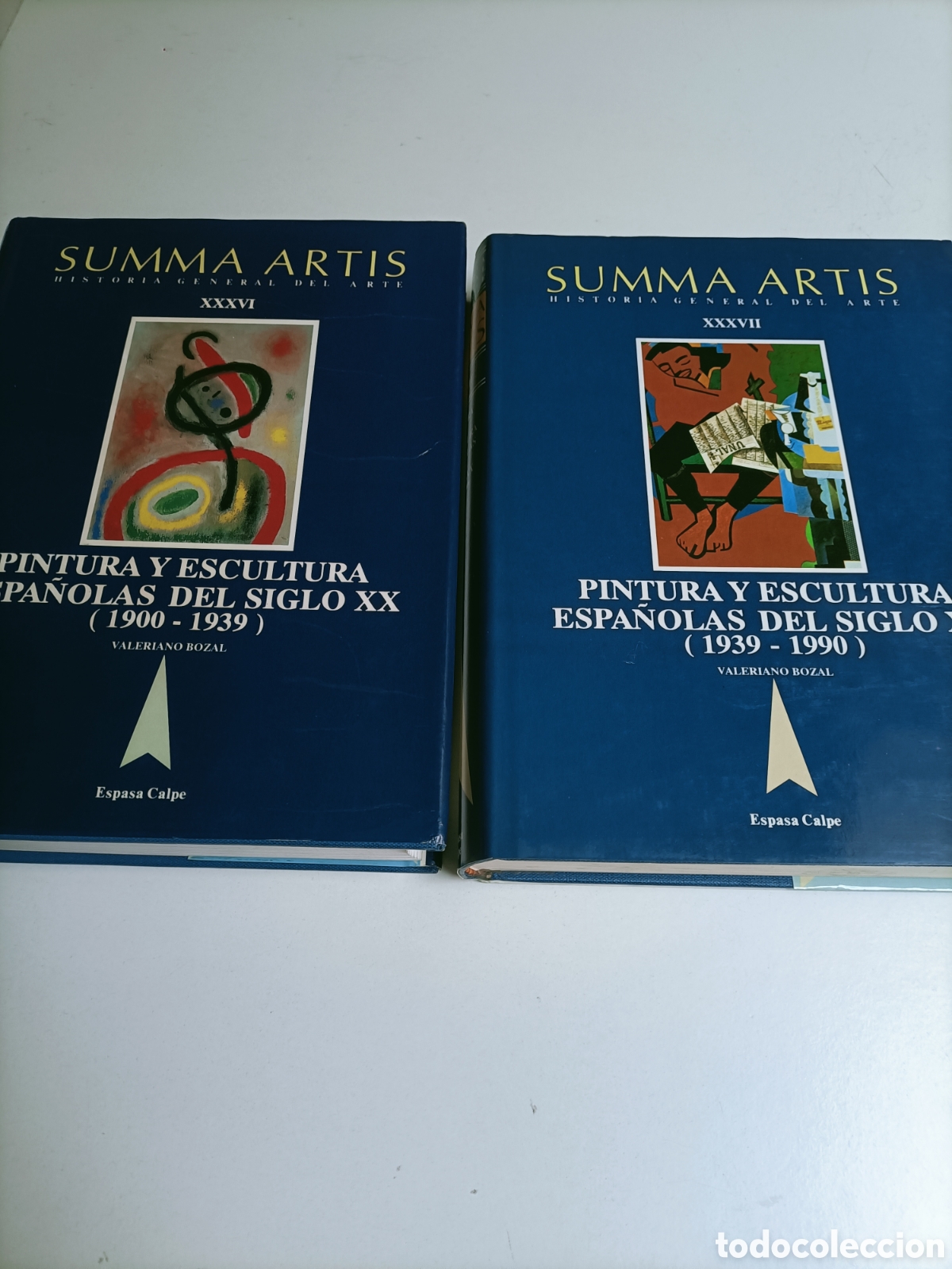 Livros em segunda m&atilde;o: Pintura y escultura espa&ntilde;olas del siglo XX 2 tomos Summa Artis arte