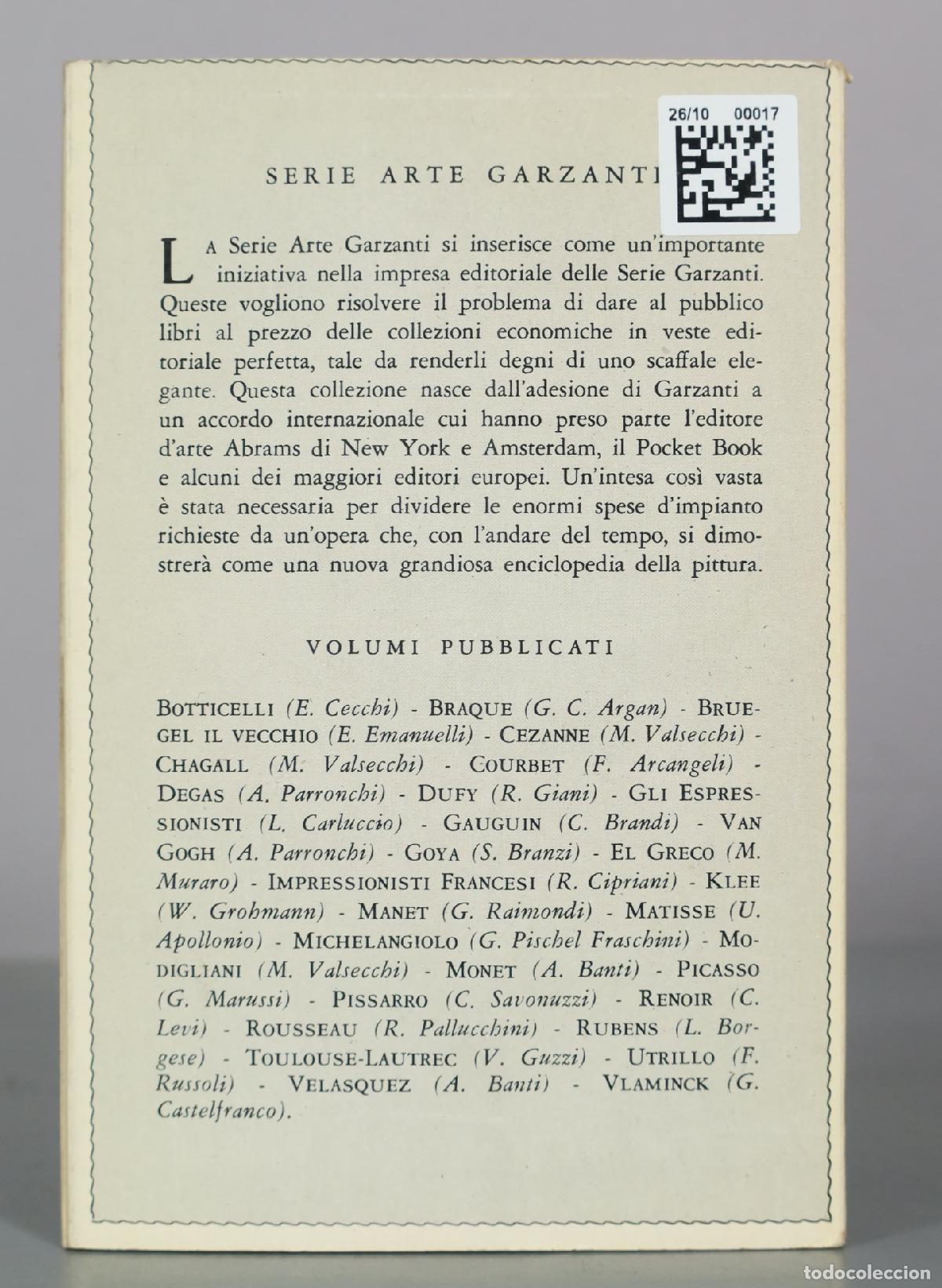 Libros de segunda mano: Braque - G. C. Argan - Garzanti - Foto 2