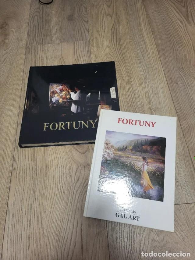 Libros de segunda mano: Dos libros cat&aacute;logos del pintor Juan Fortuny