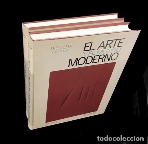 Libros de segunda mano: [COMPLETO 2 TOMOS]. EL ARTE Y EL MUNDO MODERNO. HUYGHE. RUDEL. PINTURA. ESCULTURA. ETC.