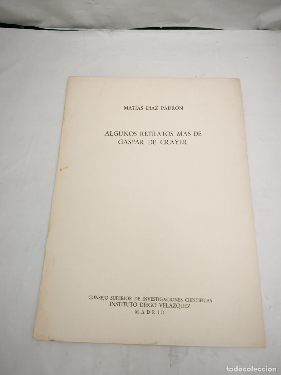 Gebrauchte B&uuml;cher: Algunos retratos m&aacute;s de Gaspar de Crayer (Firma aut&oacute;grafa de autor)
