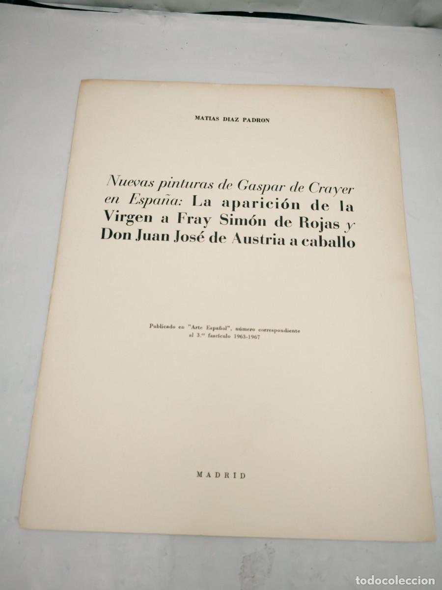 Gebrauchte B&uuml;cher: Nuevas pinturas de Gaspar de Crayer en Espa&ntilde;a (Dedicatoria y firma aut&oacute;grafa de autor)