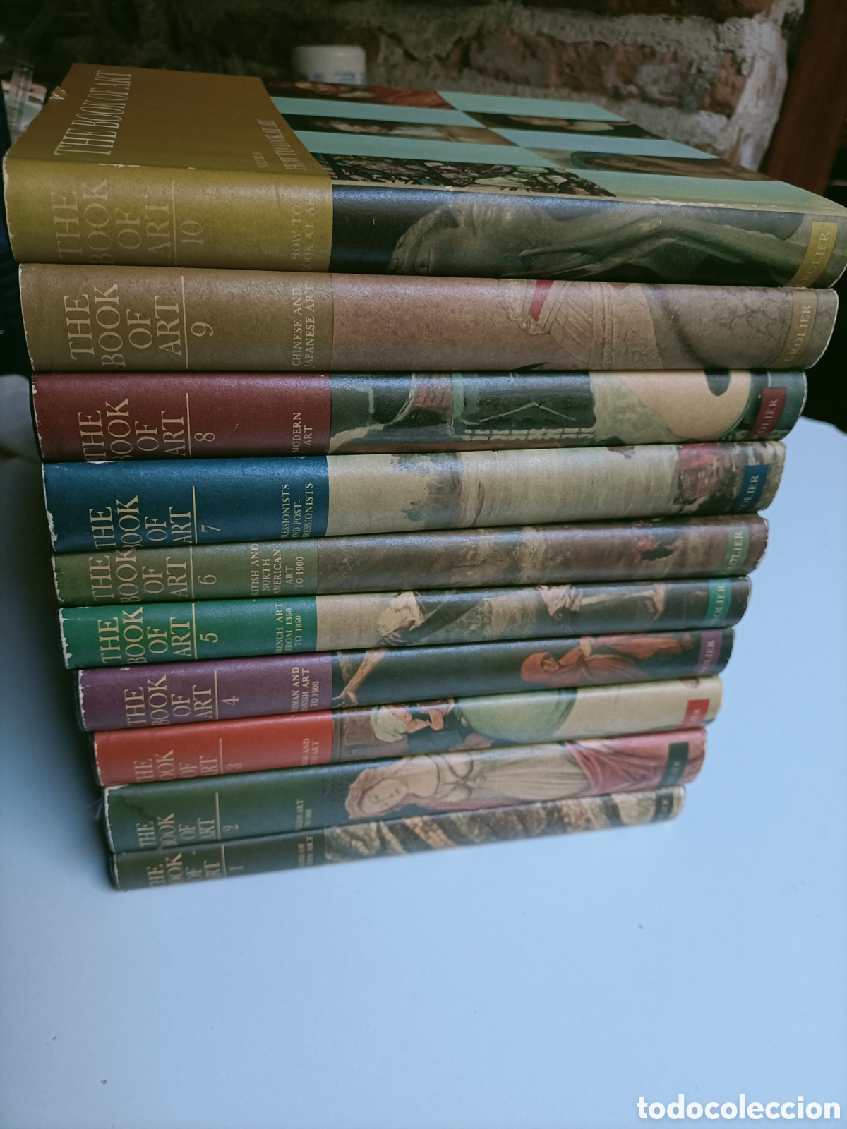 Libros de segunda mano: The book of art. 10 vol&uacute;menes tomos