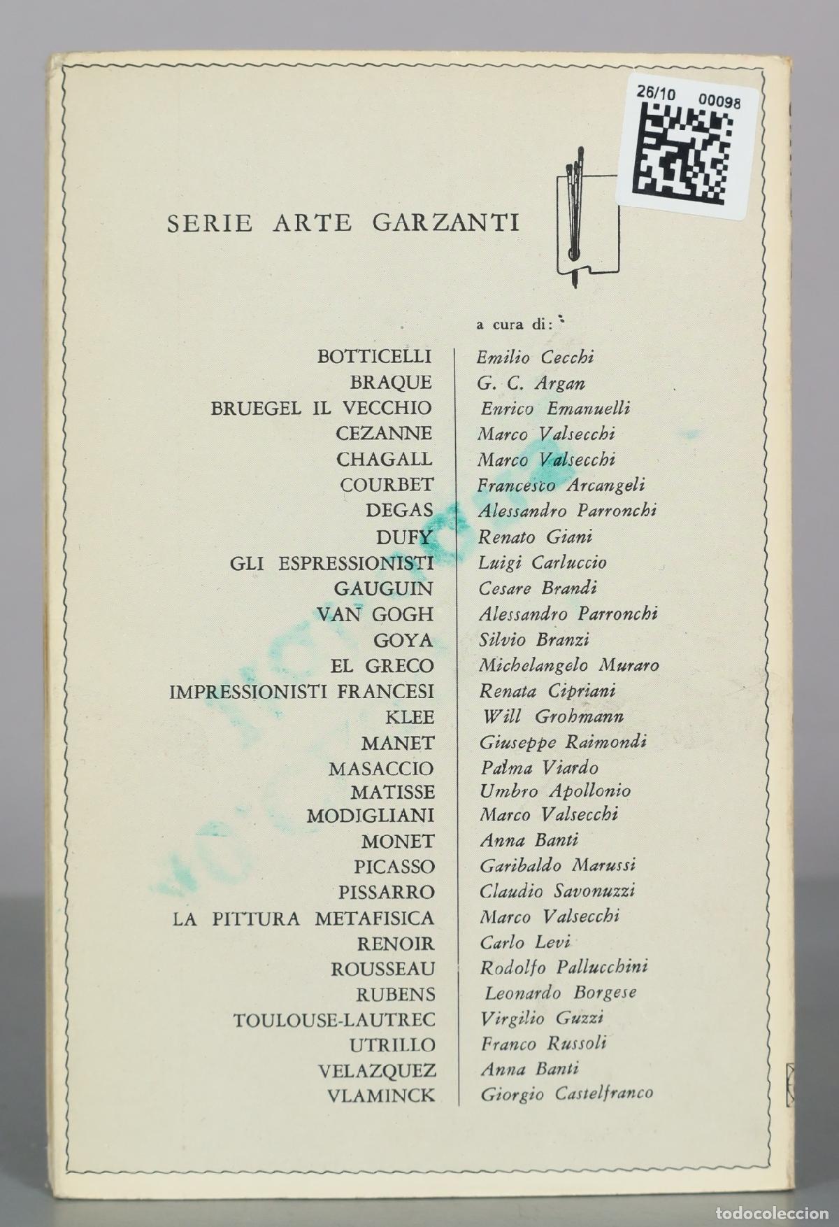 Libros de segunda mano: Chagall - Marco Valsecchi - Garzanti - Foto 2