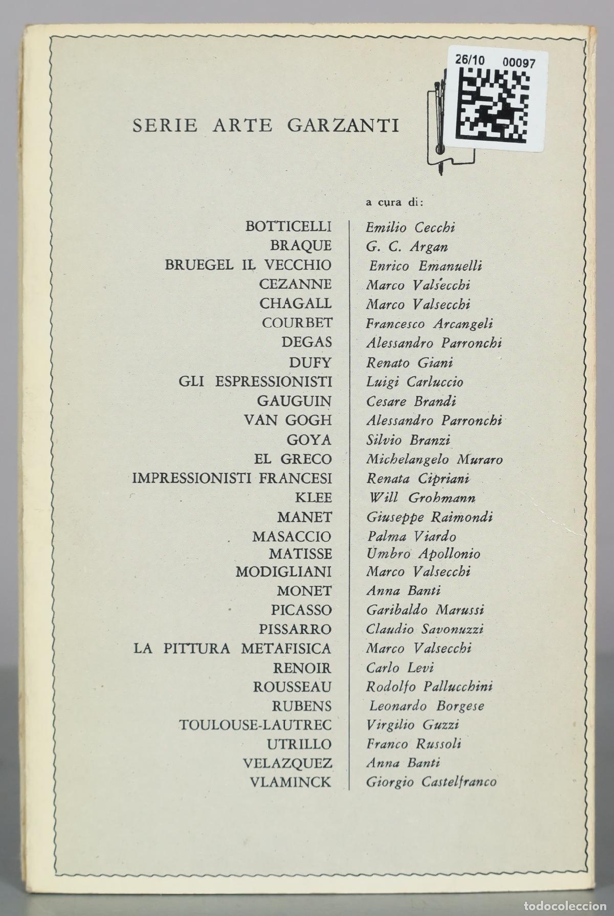 Libros de segunda mano: C&eacute;zanne - Marco Valsecchi - Garzanti - Foto 2