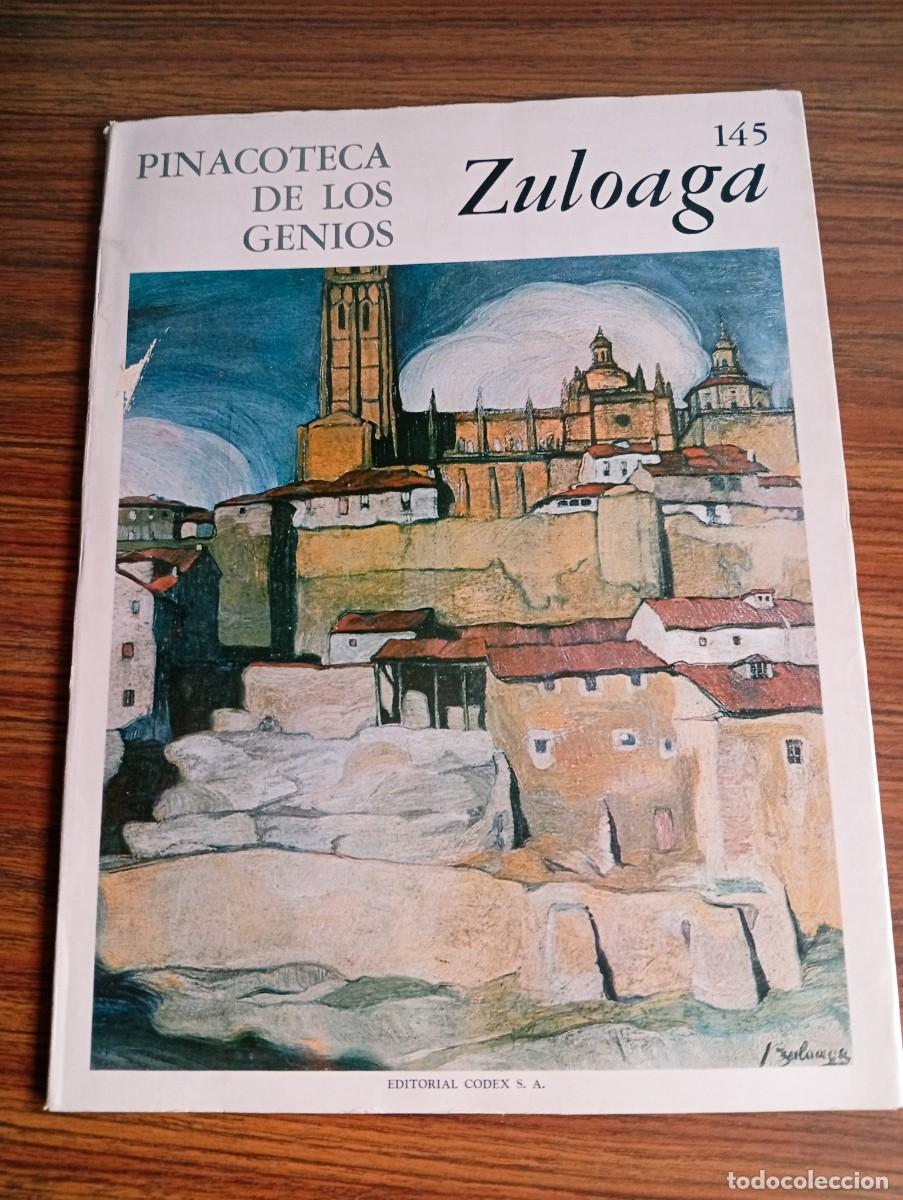 Libros de segunda mano: Pinacoteca de los genios Zuloaga. L&aacute;minas color gran formato 27x36 cm. Nm 145