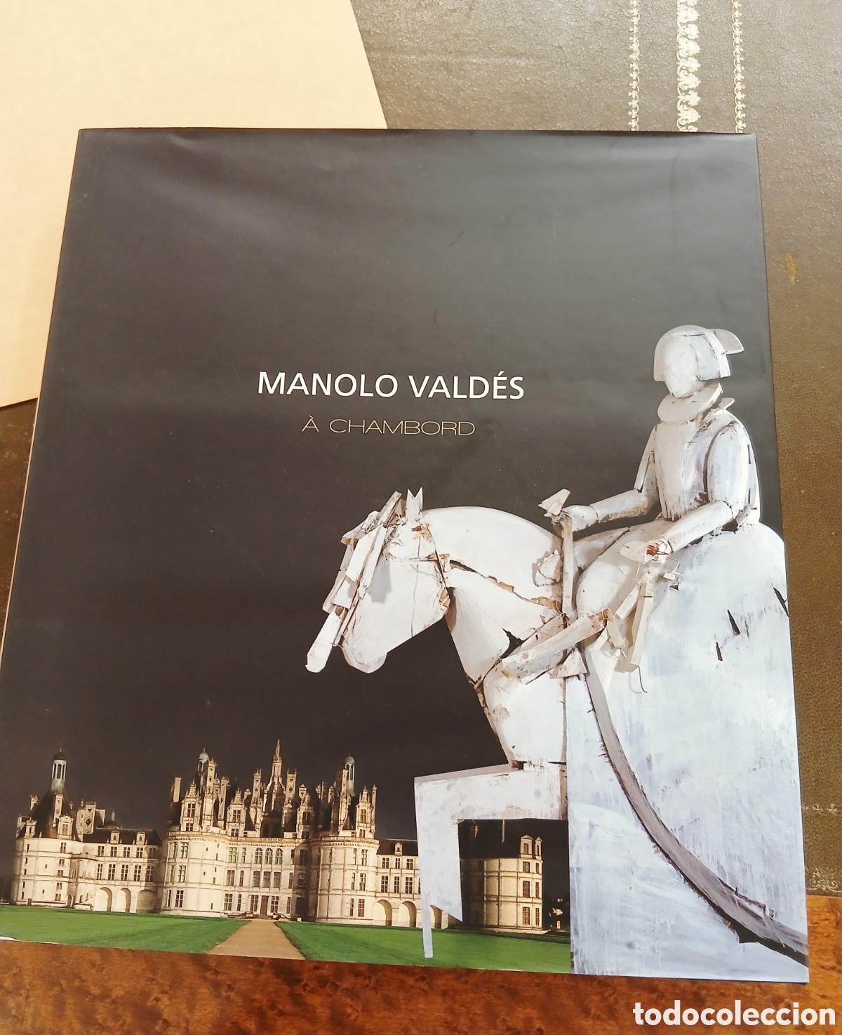 Libros de segunda mano: ​MANOLO VALD&Eacute;S. &Agrave; CHAMBORD. Cat&aacute;logo de arte con funda/estuche original. Ed. Kosme de Bara&ntilde;ano.