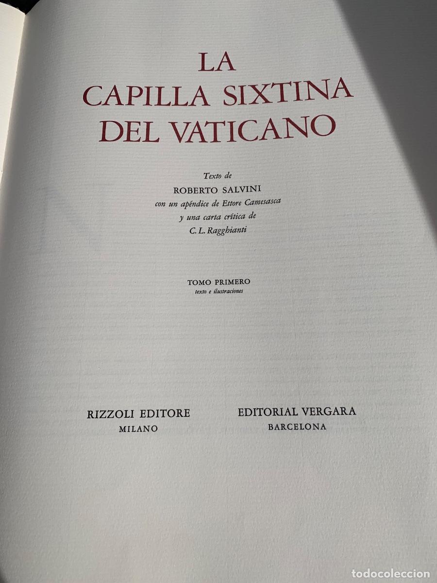 Libros de segunda mano: La Capilla Sixtina del Vaticano - Foto 2