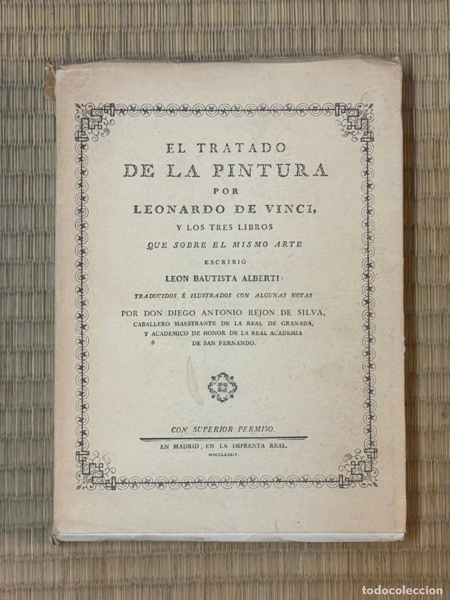 Libri di seconda mano: Libro Tratado de la Pintura - Leonardo Da Vinci - Facs&iacute;mil 1784 - Ed. Murcia 1980
