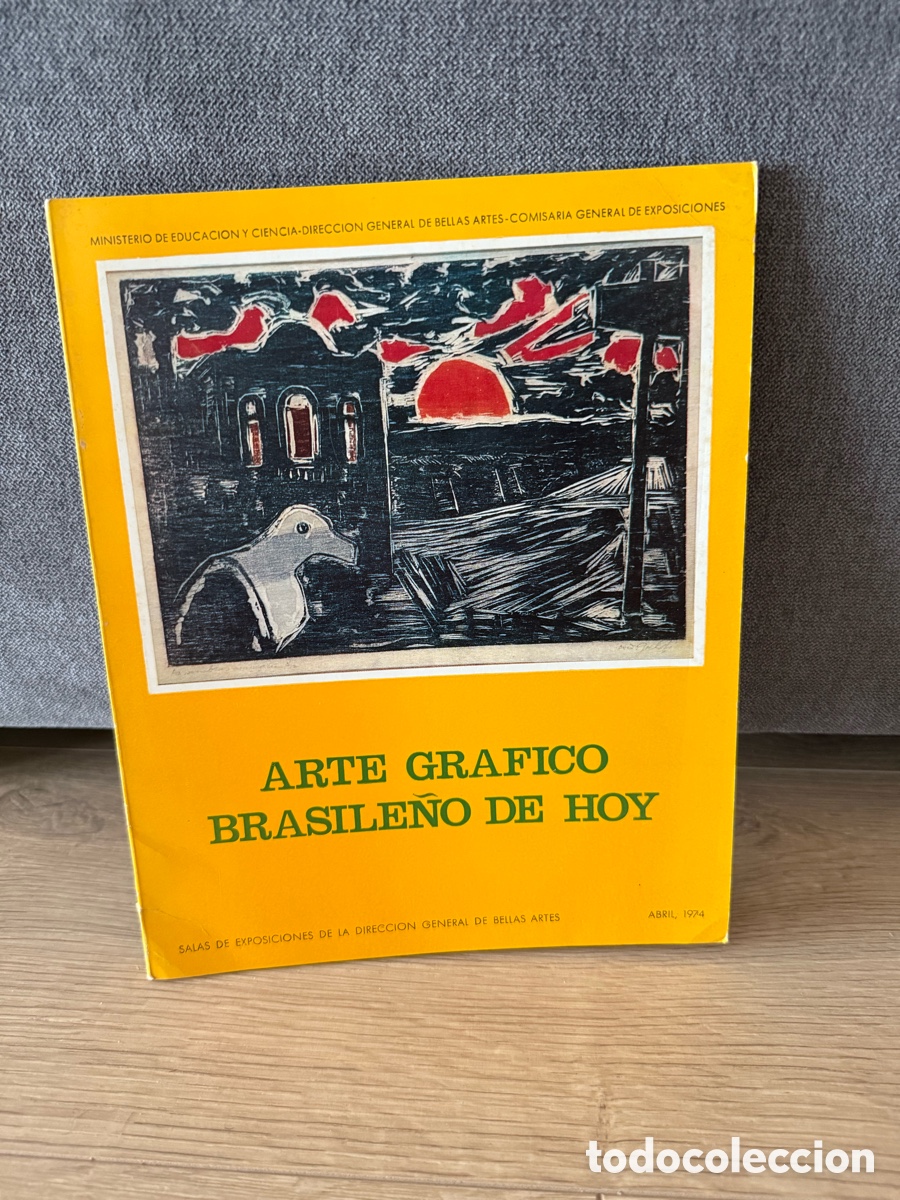 Libros de segunda mano: ARTE GRAFICO BRASILE&Ntilde;O DE HOY - ABRIL, 1974 - BELLAS ARTE - VANGUARDIA - GRABADOS Y XILOGRAF&Iacute;A
