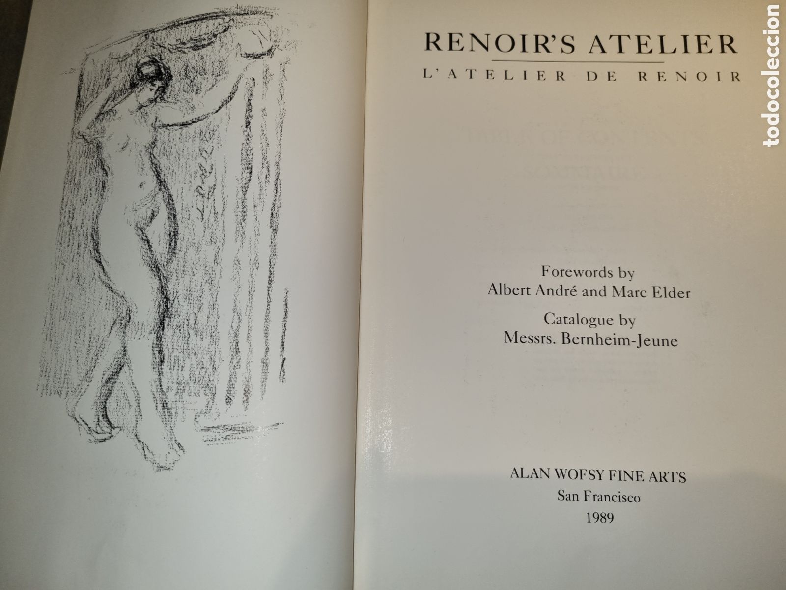 Libros de segunda mano: Renoir's Atelier-L'Atelier de Renoir. Alan Wofsy Fine Arts. 1989
