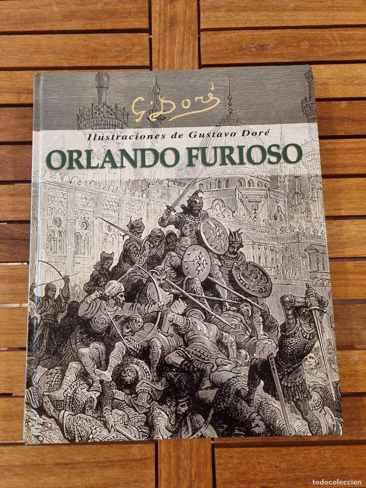 Libros de segunda mano: Orlando Furioso - 100 ilustraciones de Gustavo Dor&eacute; - Tapa dura - Libro de arte - BDC