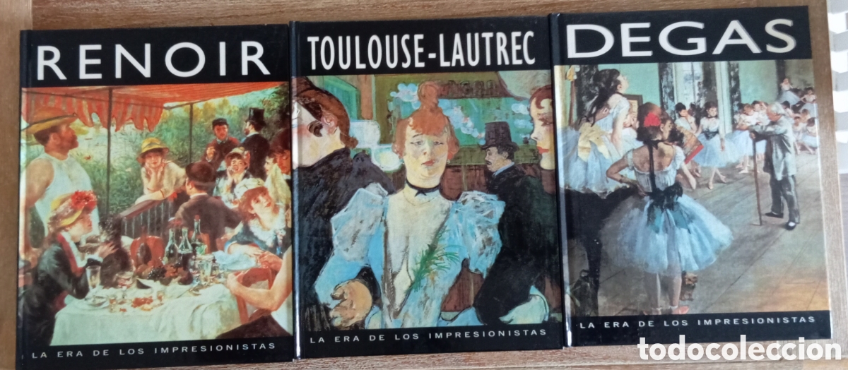 Libros de segunda mano: LA ERA DE LOS IMPRESIONISTAS RENOIR 1 DEGAS 6 TOULOUSE LAUTREC 2